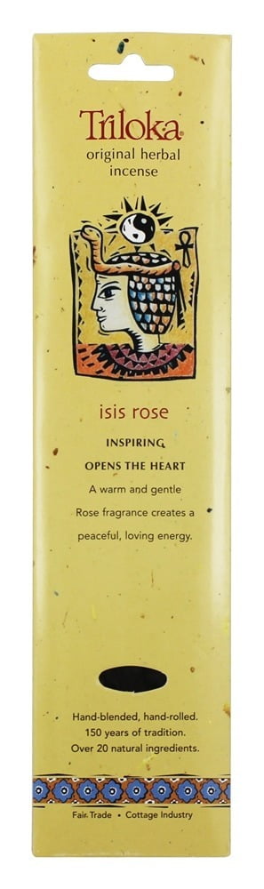Triloka - Original Herbal Incense Isis Rose - 10 Stick(s)