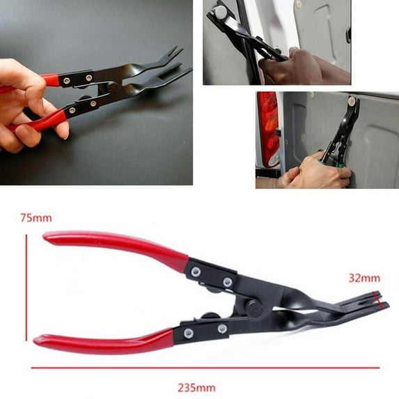 Trim Clip Removal Pliers Car Van Door Panel Fascia Dash Upholstery Remover Tool