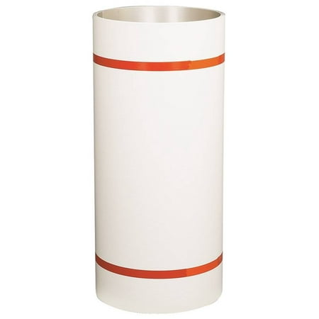 Amerimax 6912457 Trim Coil, 50 ft L, 0.018 Gauge, Aluminum, Lomar White