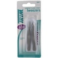 thumbnail image 1 of Trim Compact Slant Point Stainless Steel Tweezers, 2 Ct (2 pack), 1 of 2