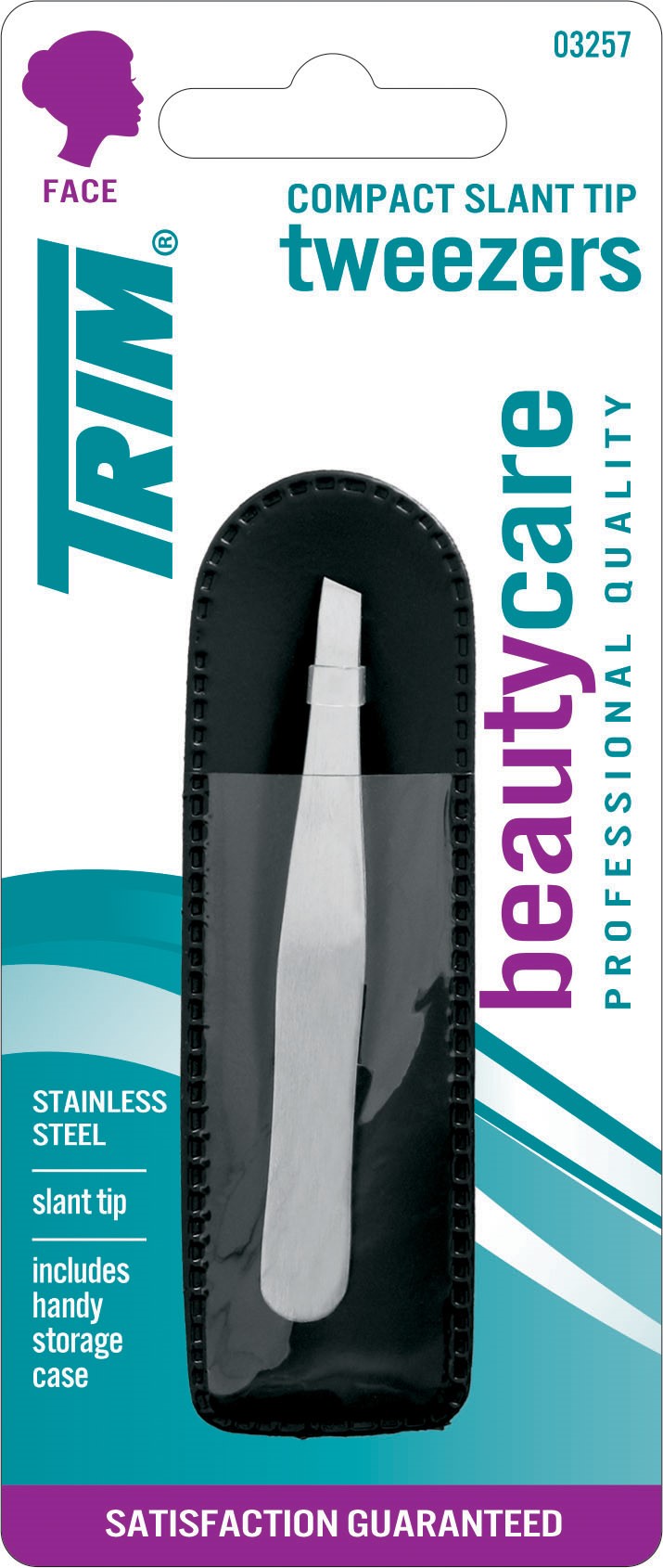 Trim Compact Tweezers with Case