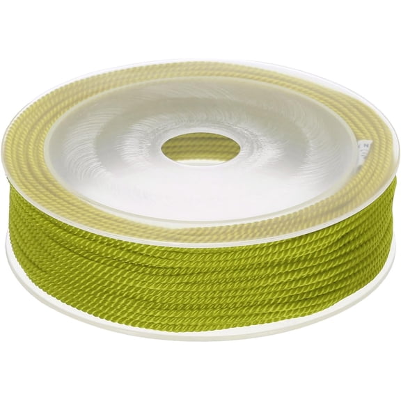 Trim Cord Rope, 1.5mm / 22 Yards Nylon Twisted Rope Thread String Braid [for Sewing Home Decor Crafts] - 0.06 Inch/Army Green