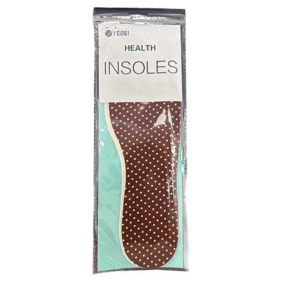 Trim to Fit Cushioned Insoles, Stylish, Supportive Shoe Inserts with Cut to Size Design for Custom Fit, All Day Comfort, Add Personality, Comfort to Any Shoe, Size Guide Included on Bottom, Brown