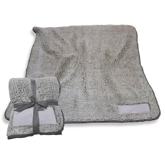 Trim Frosty Fleece Blanket, Plain Charcoal