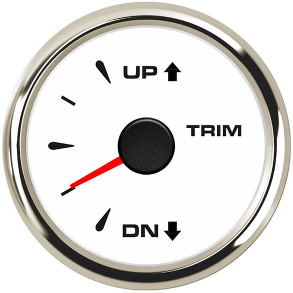 Trim Gauges fit for Boat Marine Trim Meters Marine Trim Tilt Indicator Boat Balance Gauges 0-190 ohm