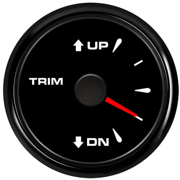 Trim Gauges fit for Boat Marine Trim Meters Marine Trim Tilt Indicator Boat Balance Gauges 0-190 ohm