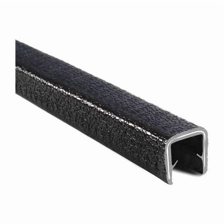 Trim-Lok Edge Trim,25 ft L,Black, PVC, 23/32 in W 1660SB3-349-25