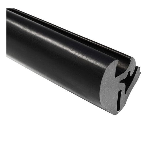 Trim-Lok Locking Gasket, Black, Rubber, 25 ft L LK1522-25