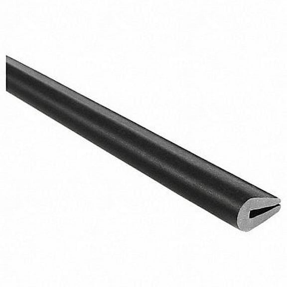 Trim-Lok Rubber Edge Trim,10ft L,Black,1/4 in W X1011-10