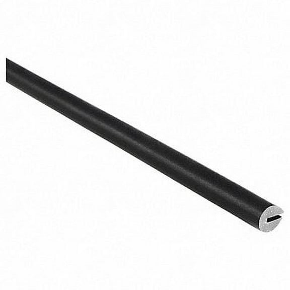 Trim-Lok Rubber Edge Trim,50ft L,Black,3/16in W X1001-50