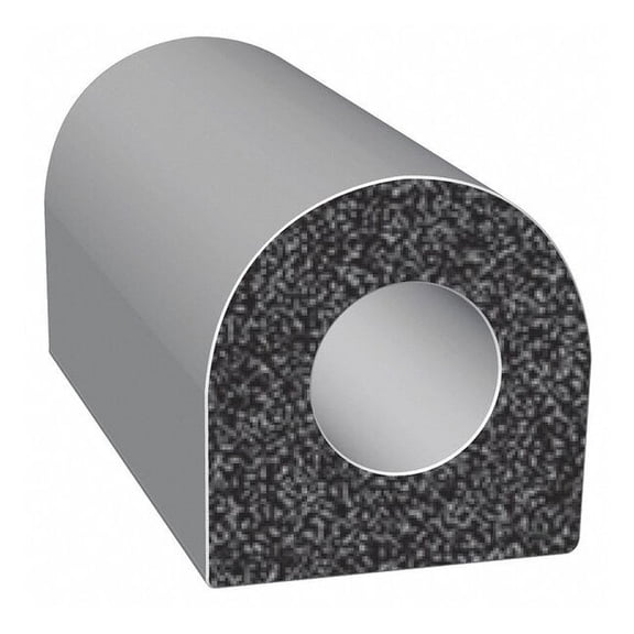 Trim-Lok Seal, EPDM Rubber, Black, 100 ft L X105BT-100