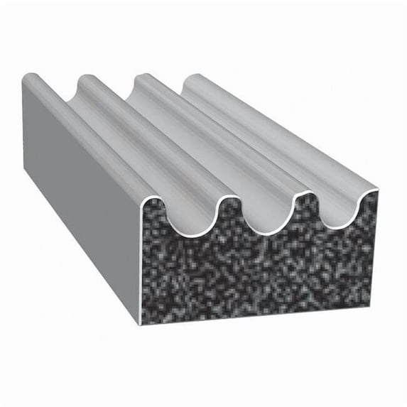 Trim-Lok Seal, EPDM Rubber, Black, 100 ft L X113BT-100