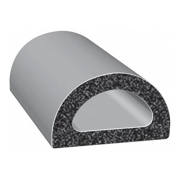 Trim-Lok Seal, EPDM Rubber, Black, 100 ft L X119HT-100