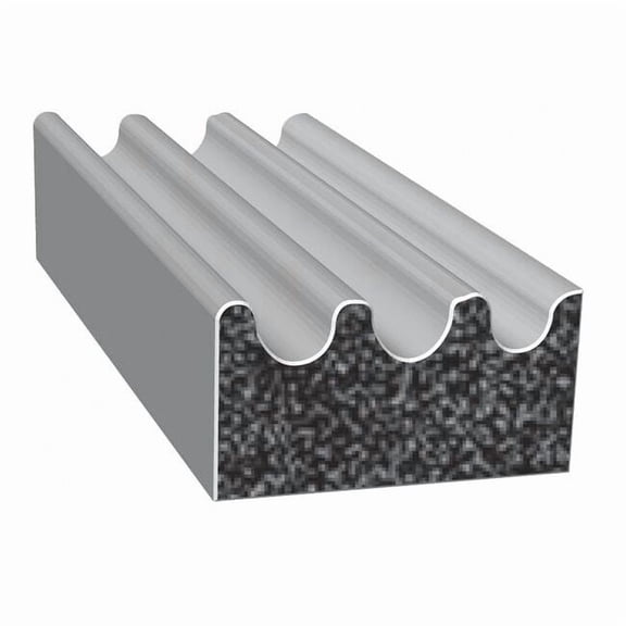 Trim-Lok Seal, EPDM Rubber, Black, 25 ft L X113HT-25