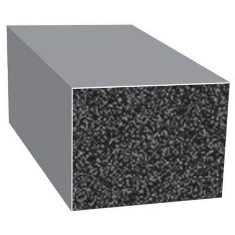 Co-Extruded EPDM Rubber Flap Seal (DDA1501), 328 ft. Box with (2) 164 ft. Rolls