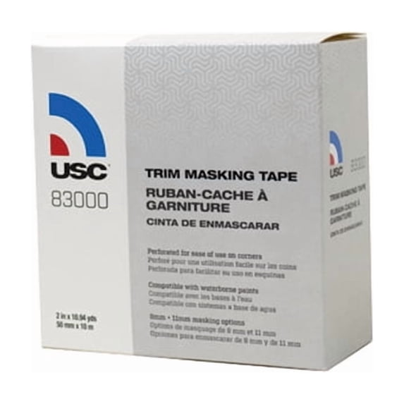 Trim Masking Tape, 10mm x 50m Roll 83000
