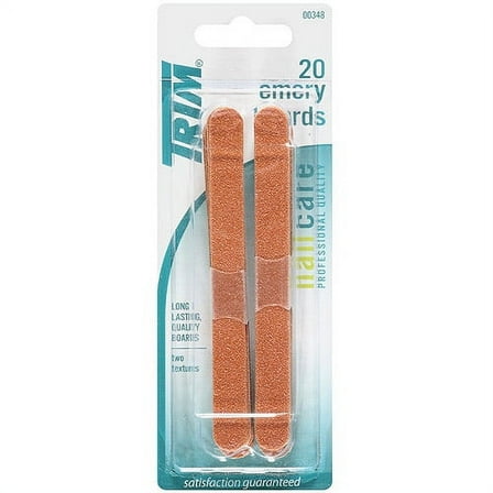 Trim Nail Care Emery Boards, 20 Count