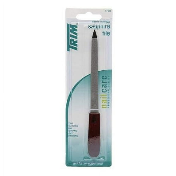 Trim Nail Care Professional Quality Sapphire File 6 Inch, 1 Ea, 2 Pack