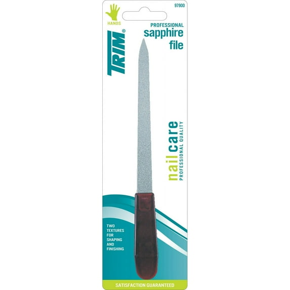 Trim Nail Care Professional Quality Sapphire File 6 Inch, 1 Ea