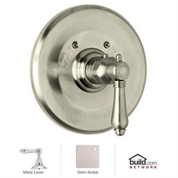 Trim Only for Thermostatic/Non-Volume Controlled Valve - Finish: Satin Nickel