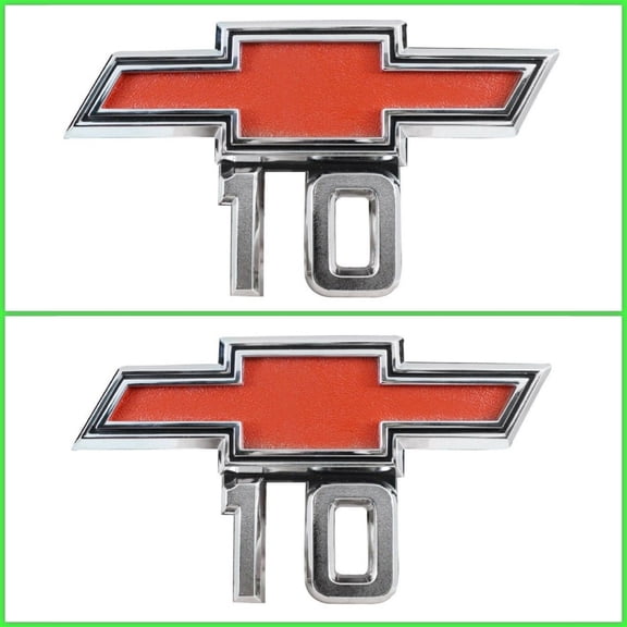 Trim Parts 9525 1967-1968 Chevrolet/GMC Truck Front Fender Emblem Set C10/K10