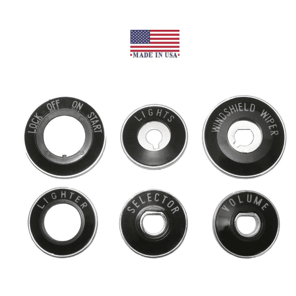 Trim Parts Dash Bezel Set 1955-1956 Chevy Bel Air Models Made in the USA