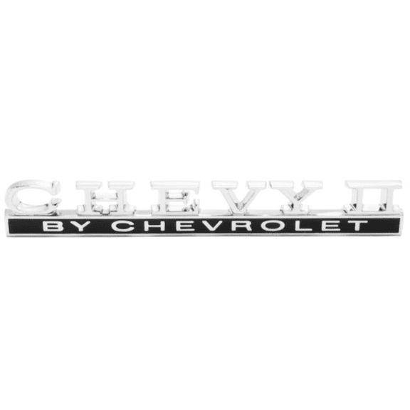 Trim Parts Die Cast Rear Trunk Chevy II by Chevrolet Emblem 1967 Nova Models