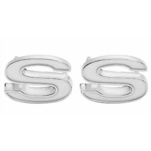 Trim Parts Front Fender SS Emblem White 1969-1972 Chevy Camaro Made In The USA