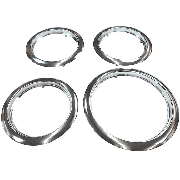 Trim Ring Set for Frigidaire, (3) 5303291616, FT6 & (1) 5303291617, FT8