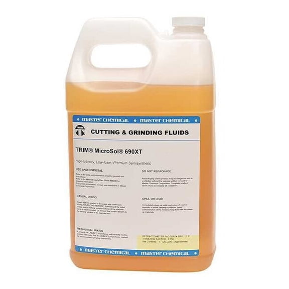 Trim Semi-Synthetic Coolant,Amber,Jug,1 gal. MS690XT-1G