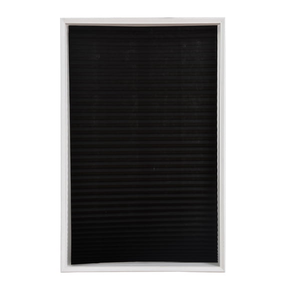 Trim-at-Home Cordless Light Filtering Pleated Fabric Shade for Living Room Bedroom, Easy to Cut and Install, 3 Colors and 4 Sizes of Curtains Available