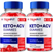 TrimFit Keto ACV Gummies Advanced Weight Management & Energy Boost 2 Pack