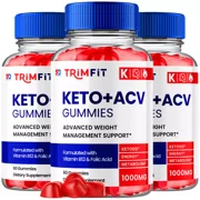 TrimFit Keto ACV Gummies Advanced Weight Management & Energy Boost 3 Pack