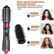 TrimTide Multifunctional 3 In 1 Hot Air Auto-Rotating Hair Dryer Brush, Curling Straightening Styling, Hot And Cold Air Wind Blowdryer Comb