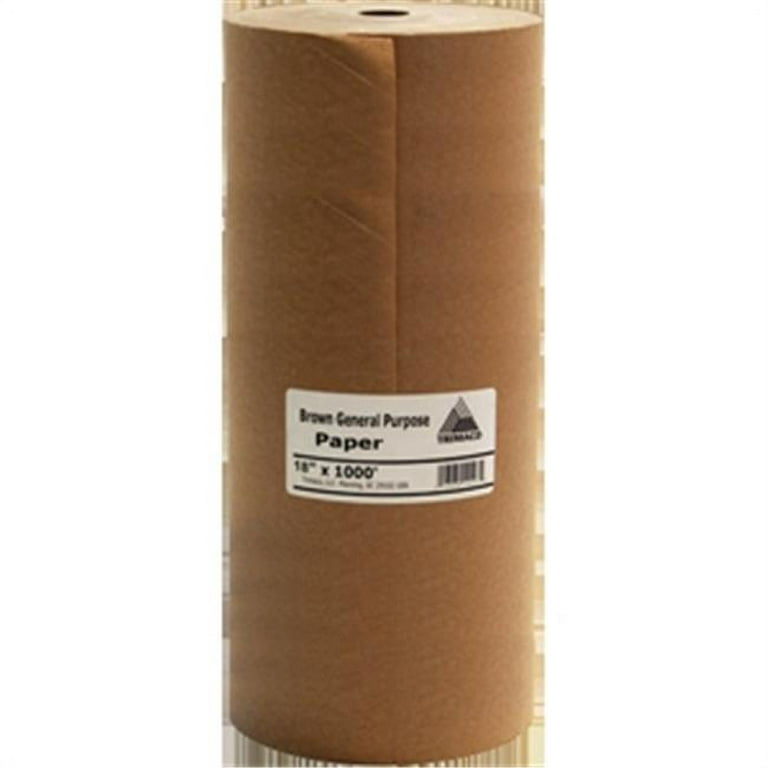 Trimaco 12102 Brown General Purpose Masking Paper - 18 in. x 1000 ft.