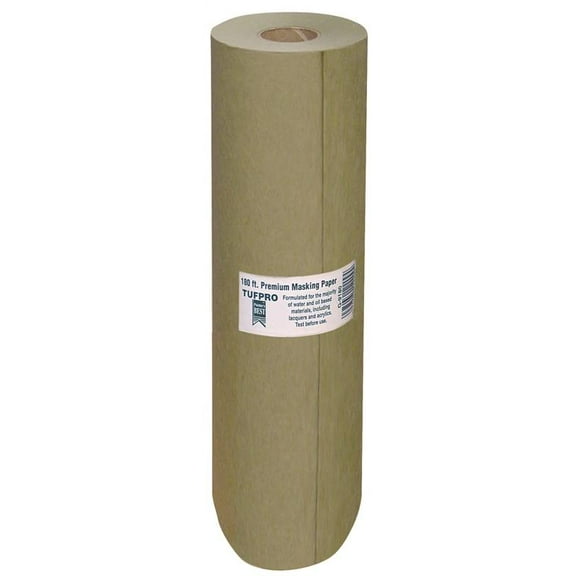 Trimaco EasyMask 12209 Trim Masking Paper, 180 ft L, 9 in W, Green