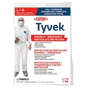 Trimaco Tyvek Disposable Coverall - Hood & Boots - Workwear, Zipper Closure   Residential Use, Standard Application