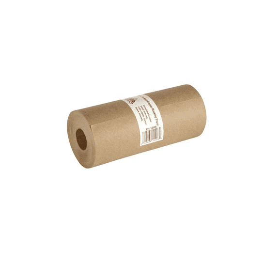TRIMACO ONE TUFF 17518 Masking Paper, 18 in W x 750 ft L x 0.002 in THK, Polycoated Paper, Gold