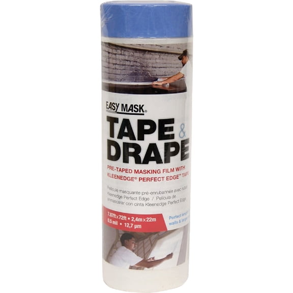 Trimaco 396490 Tape & Drape Dropcloth - 8 Ft.