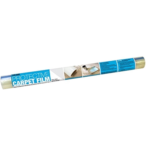 Trimaco Easy Mask 2'W x 100'L 2 Mil Carpet Protection Film Provides A Tight Bo