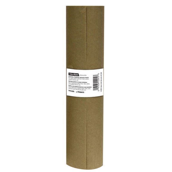 Trimaco Easy Mask Brown General Purpose Masking Paper, 12" x 180'