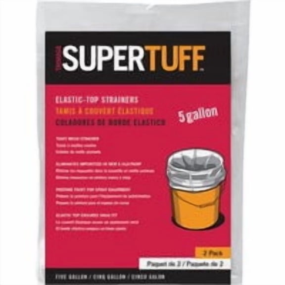 Trimaco SuperTuff Nylon Mesh Elastic Top Paint Strainer White