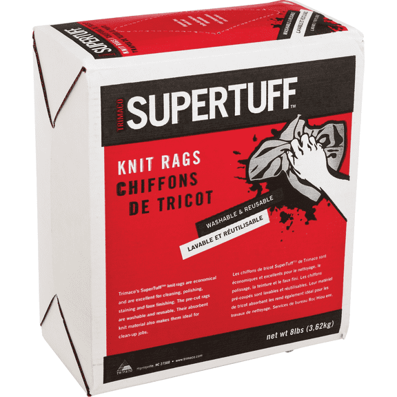 Trimaco SuperTuff Painters Rags - Single Pack Interior & Exterior Use, Professional Finish