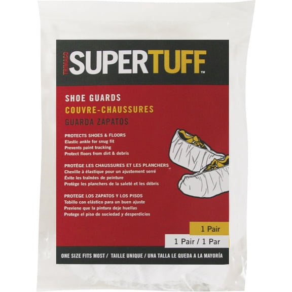 Trimaco SuperTuff Polypropylene Shoe Guards, 10 pairs