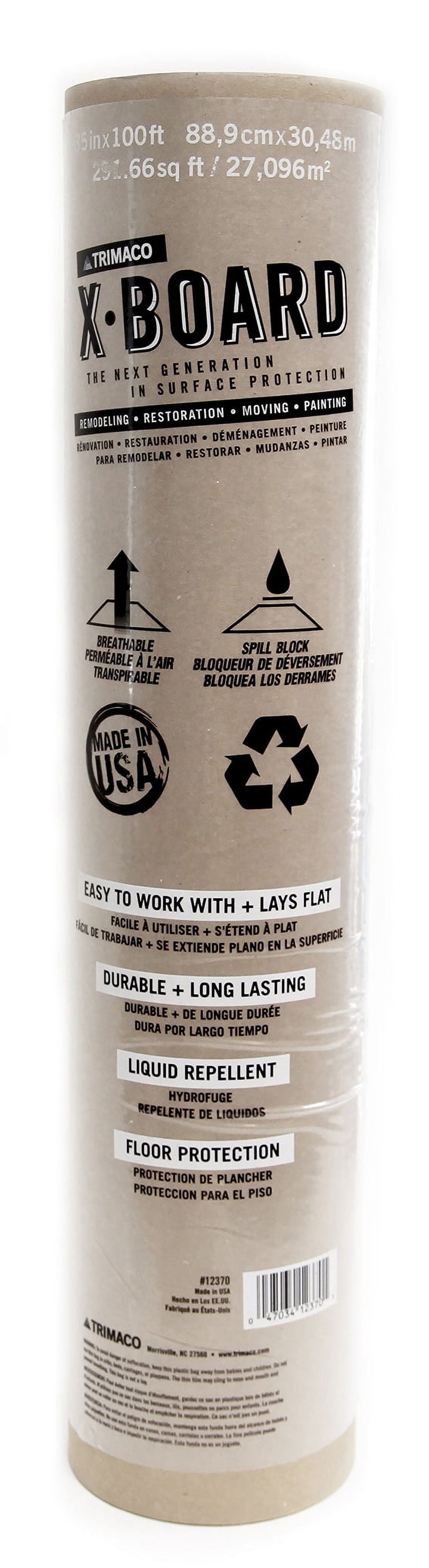 Trimaco Xboard 35 W X 100 Ft. L Paper Surface Protector 1 Pk