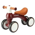 thumbnail image 1 of Trimate Baby Walker Balance Bike, Wine Red - Perfect Ride-On Toy for 1-Year-Olds, with 4 Wheels, Ideal for Boys and Girls (12-24 Months), 1 of 8