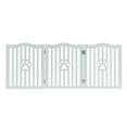 thumbnail image 1 of Trimate Wooden Free Standing Pet Gate for Small Dogs and Cats, Grey, 1 of 11