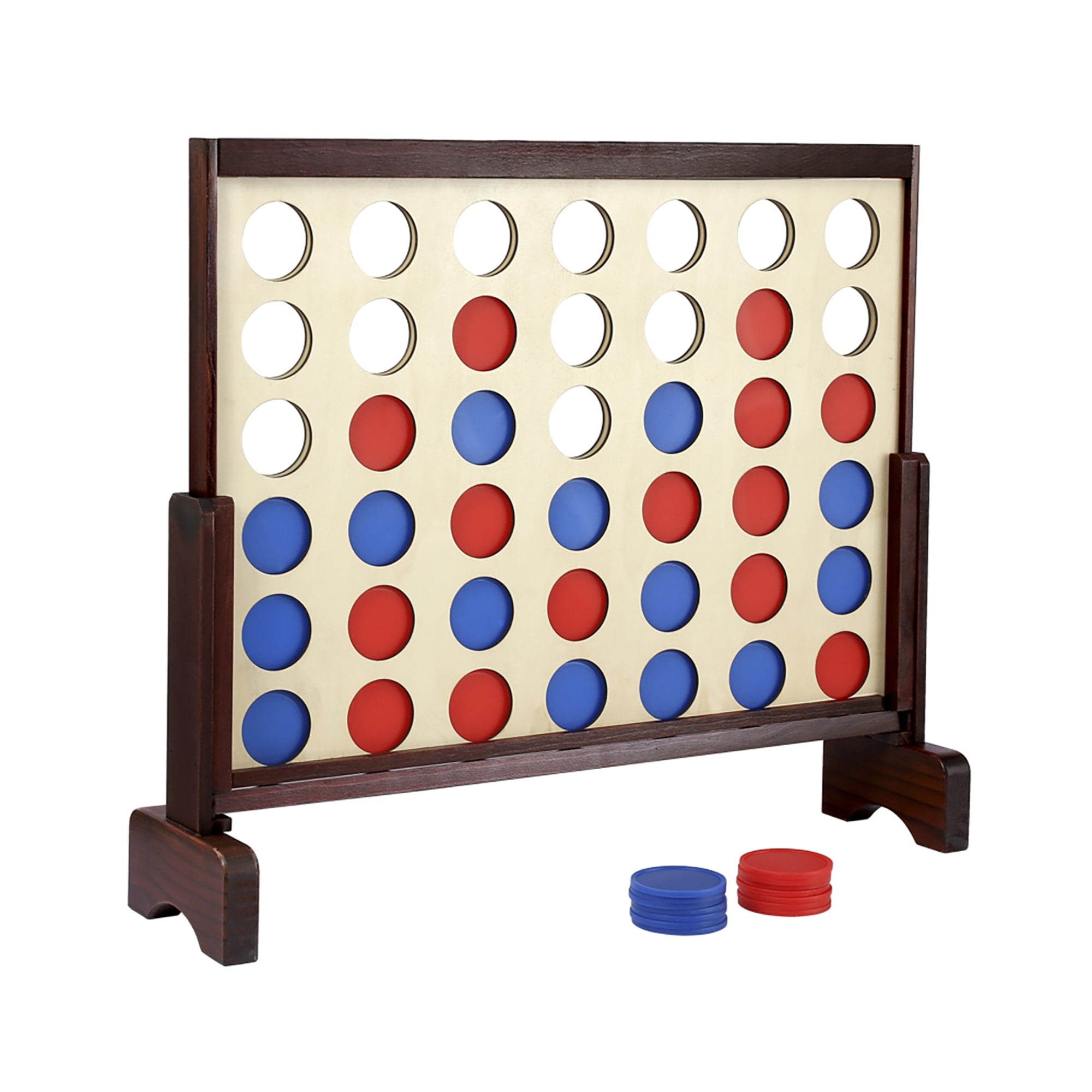 Trimate Wooden Giant Connect 4 Game for Outdoor and Indoor Use, 42