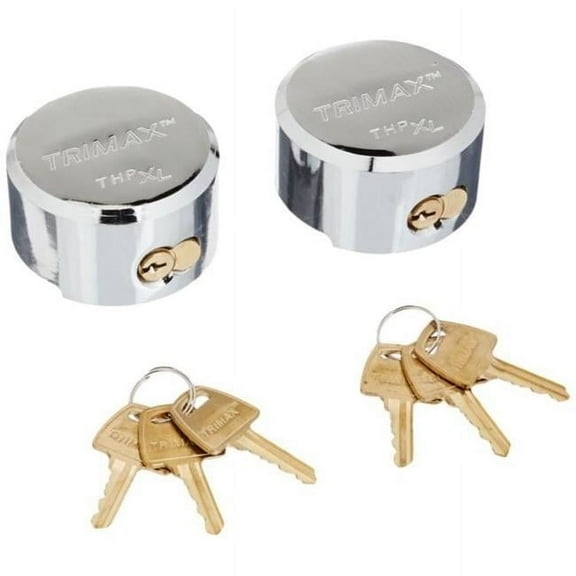 Trimax Locks Hocky Puck Internal Shackle Trailer Door Lock - Pack of 2