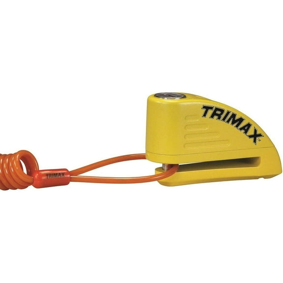 Trimax Locks Tal88yl Trimax Alarm Disc Lock Yellow